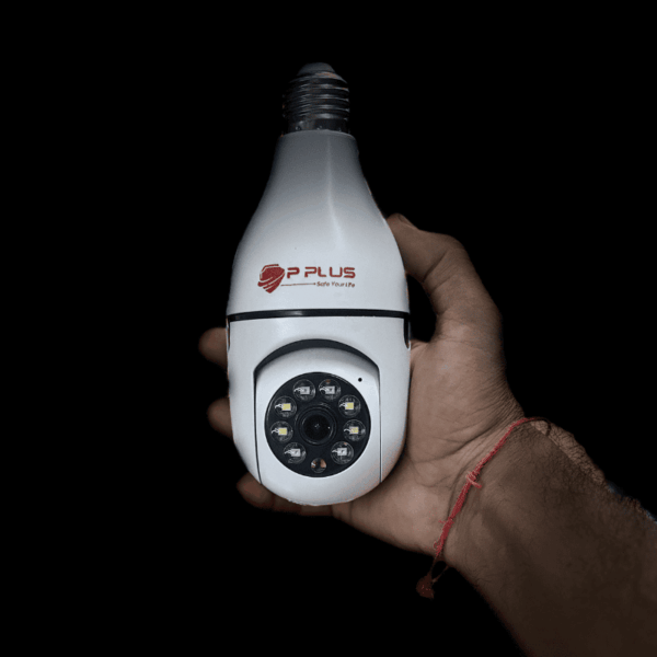 WiFi Bulb CCTV Camera with 360° View Capability
