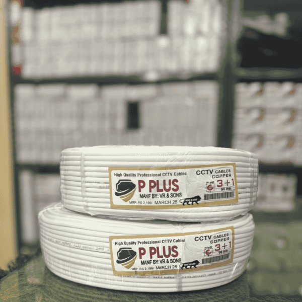 3+1 CCTV Copper Cable – 90 Meter Roll